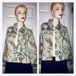 New Identity Paisley Shirt With Jewels